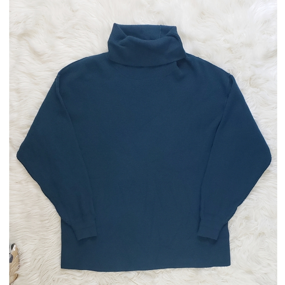 Free People Softly Structured Knit Turtleneck Top - Picture 4 of 8